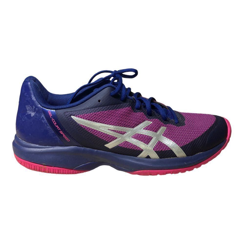 ASICS Gel-Court Speed Women's Tennis Shoes Blue Pink Size 11.5 - Picture 4 of 9